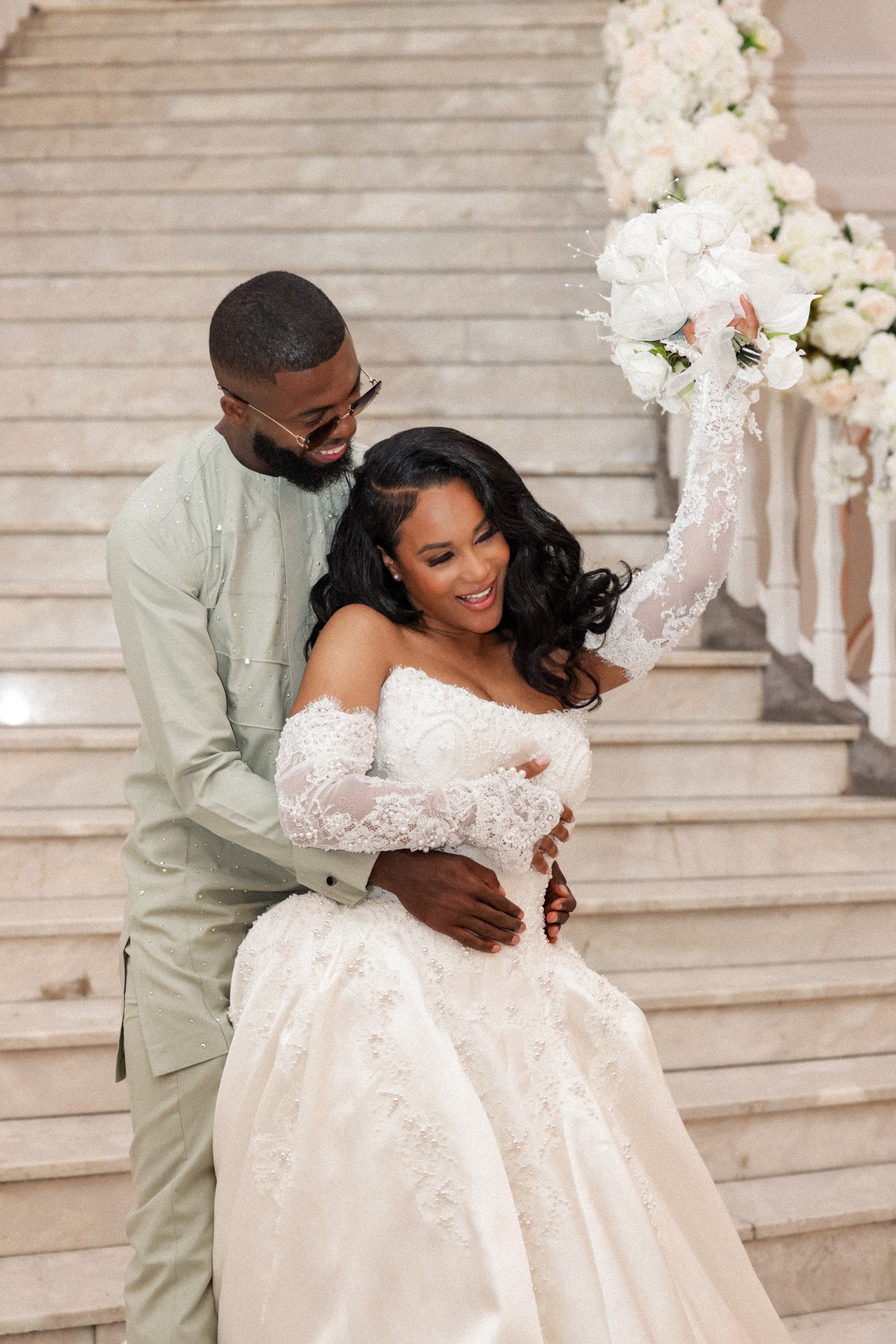 Elegant wedding moment captured by Emyshots